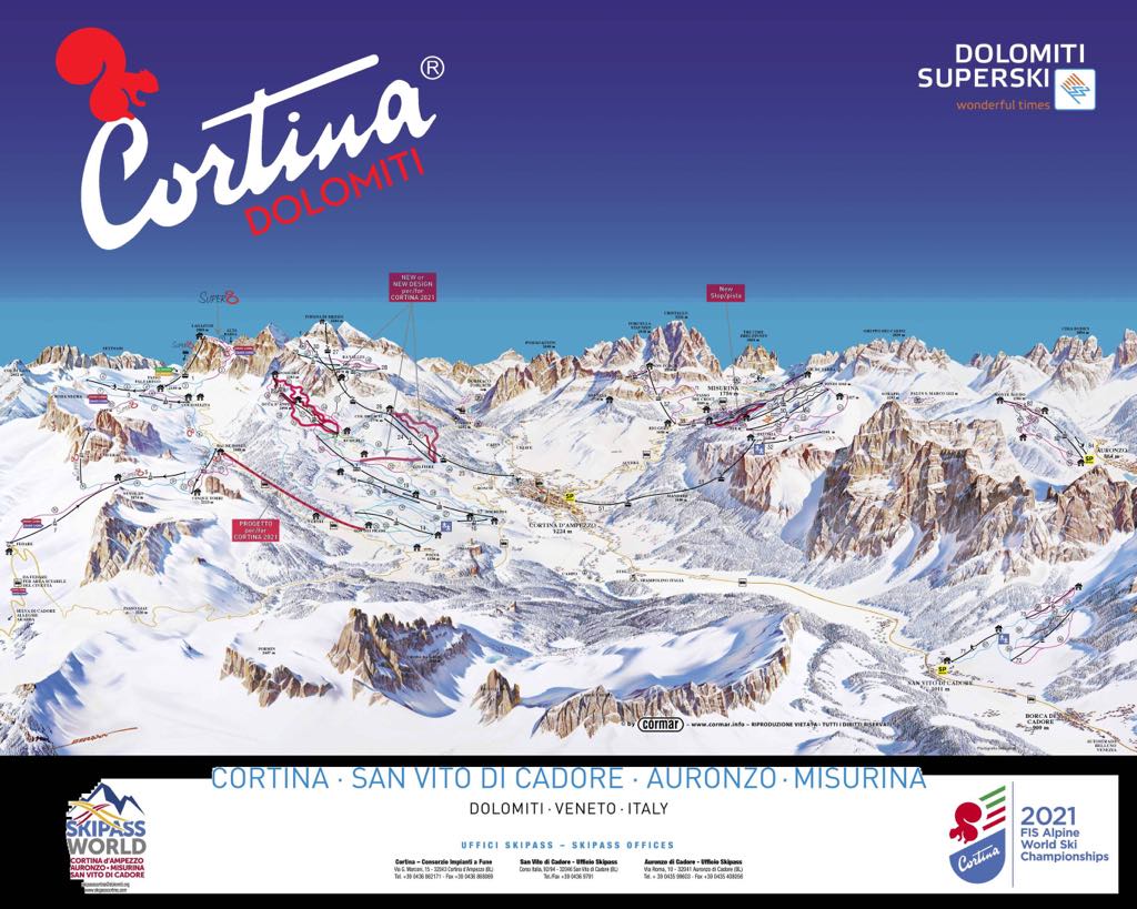 Cortina d'Ampezzo sípálya